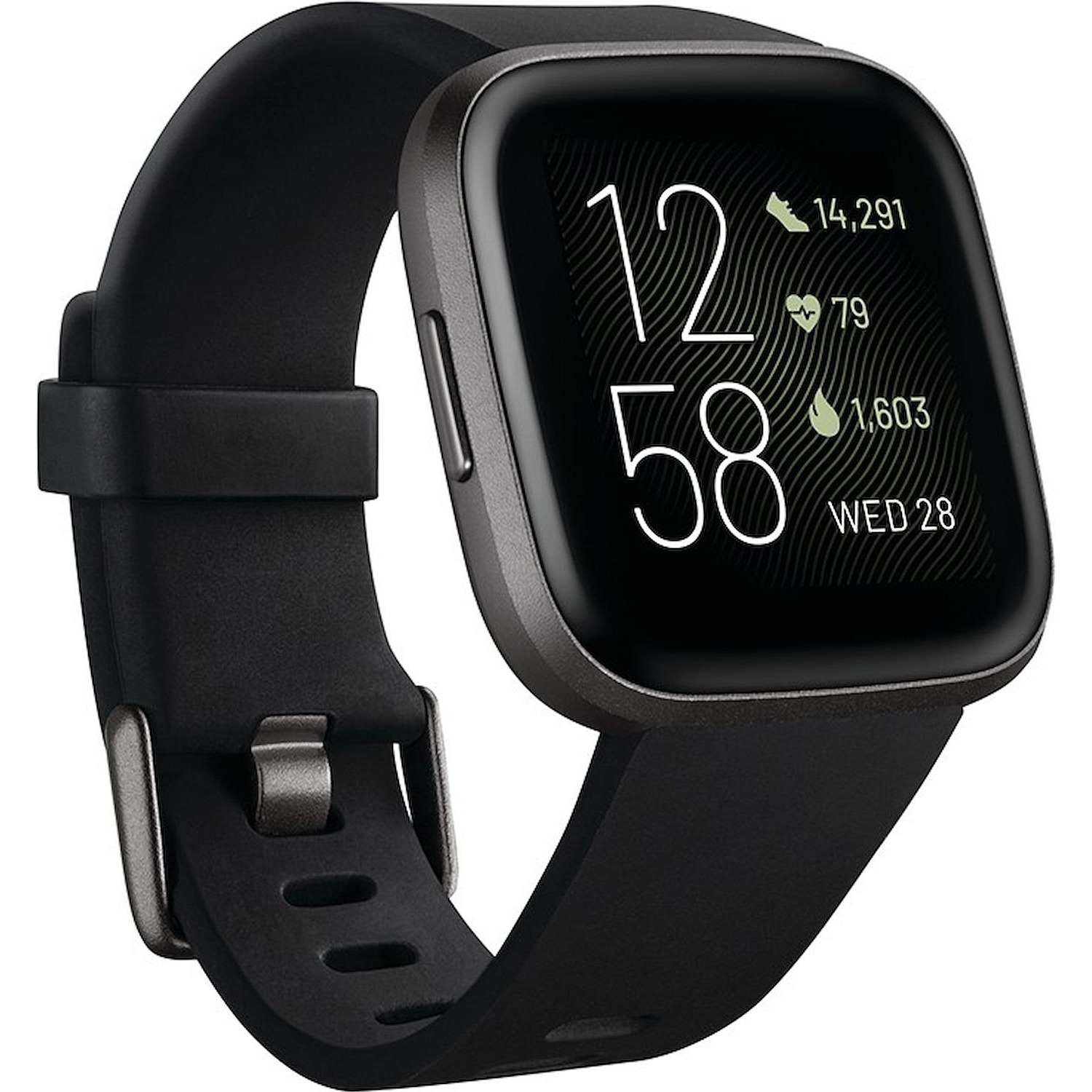 Immagine per Smartwatch Fitbit Versa 2 black/alluminium nero/alluminio da DIMOStore
