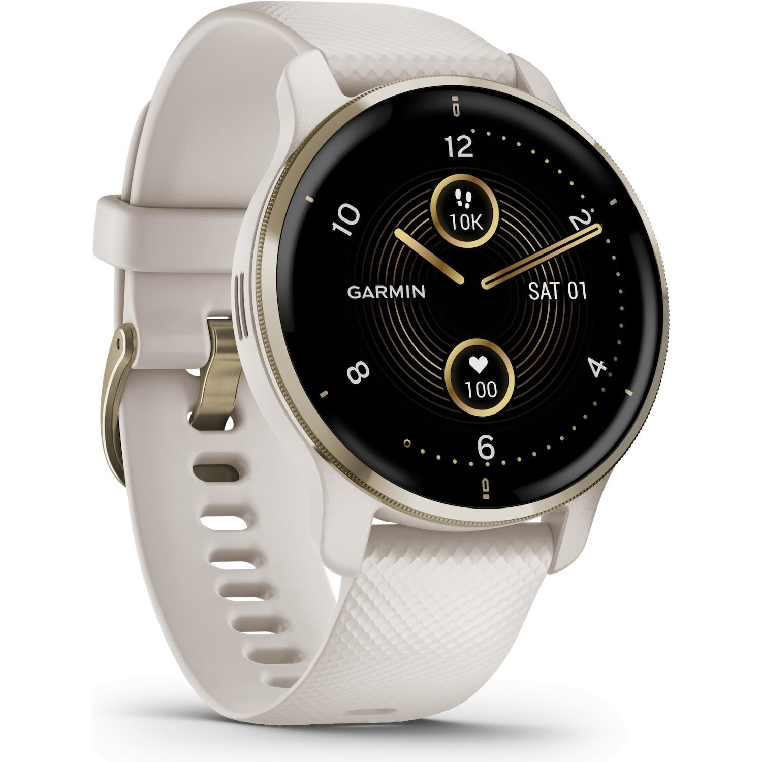 Immagine per Smartwatch Garmin Venu 2 Plus white/cream gold bianco da DIMOStore