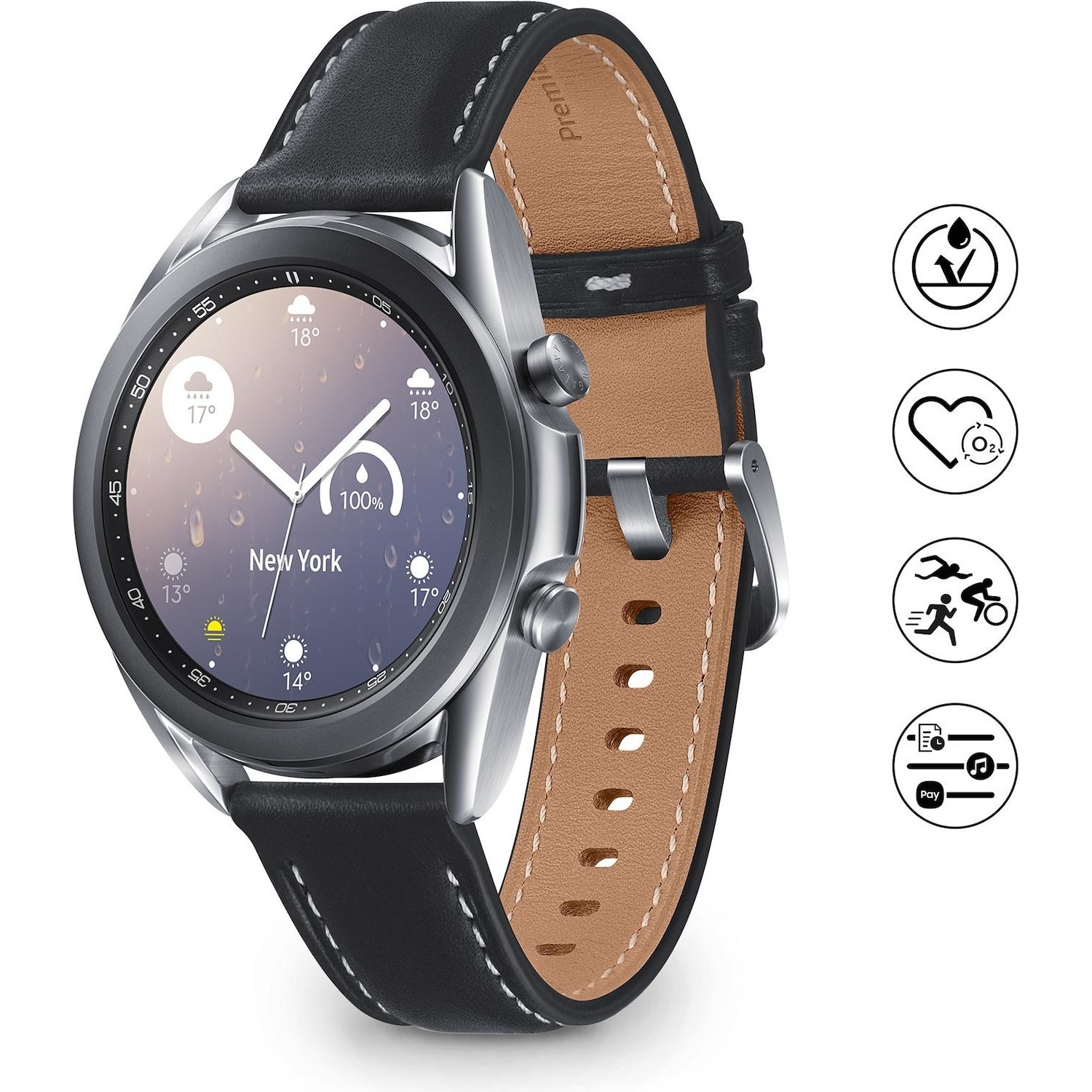 Immagine per Smartwatch Samsung Galaxy Watch 3 41 mm silver da DIMOStore