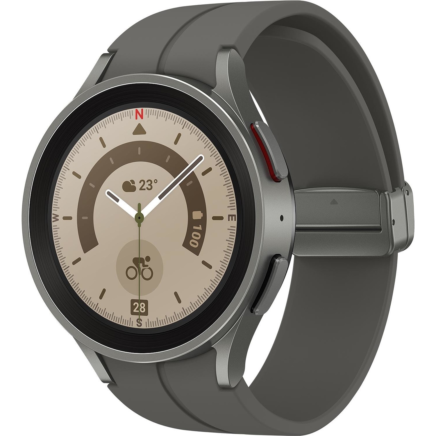 Immagine per Smartwatch Samsung Galaxy Watch 5 Pro titanio da DIMOStore