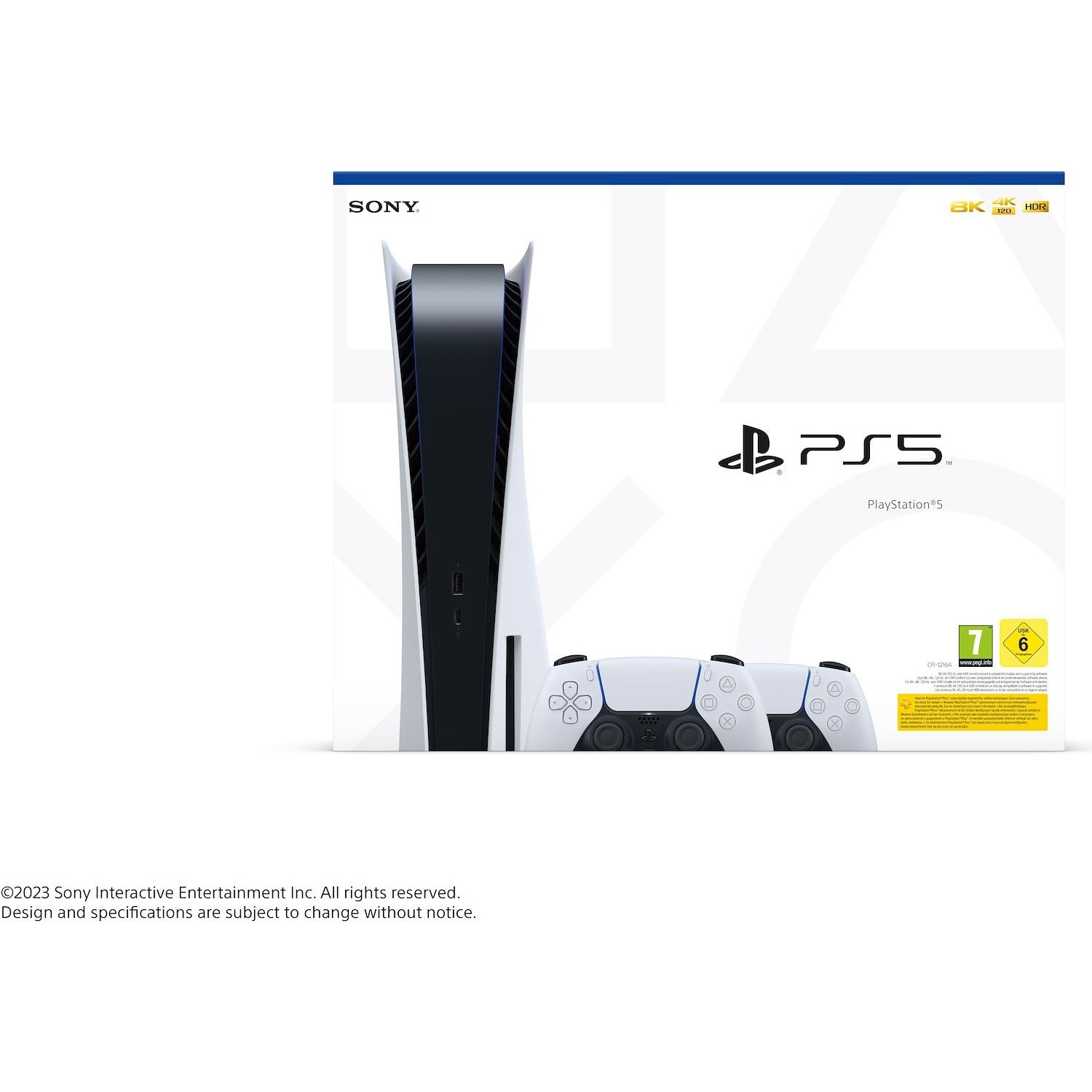 Immagine per Sony PlayStation PS5 Disc + 2° Controller DualSense White da DIMOStore