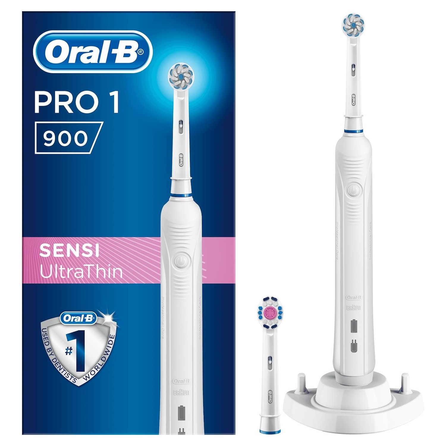 Spazzolino elettrico Oral-B Braun Pro 1/900 sensi ultra - DIMOStore