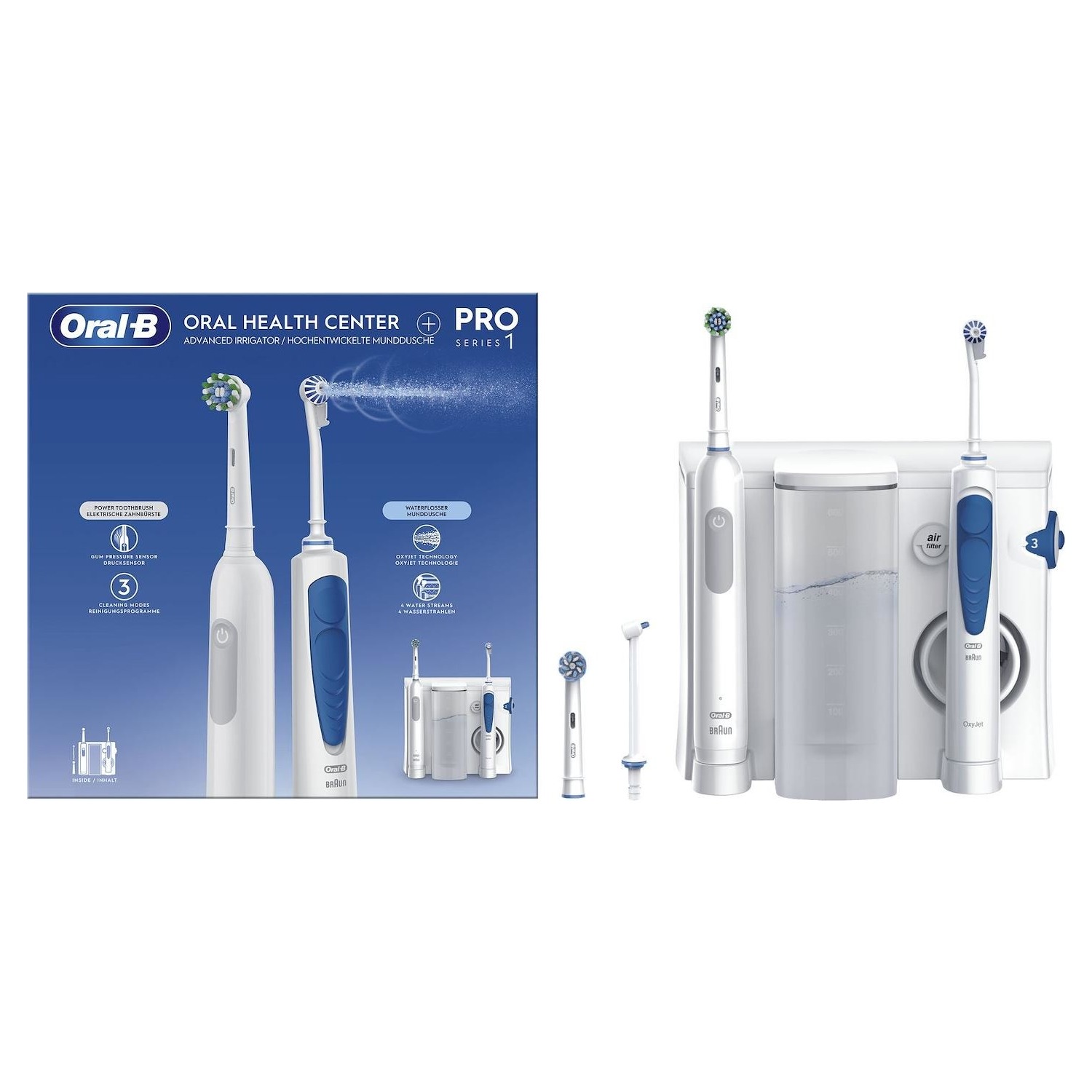 Immagine per Stazione orale Braun Oral-B idropulsore MD20 + spazzolino elettrico Braun Oral-B PRO1 da DIMOStore