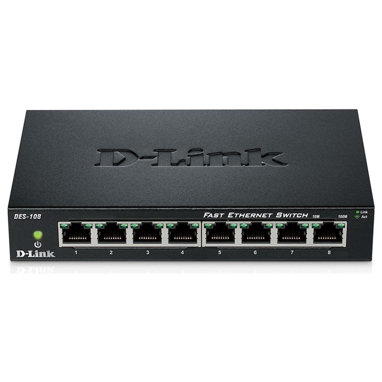 Immagine per Switch di rete D-Link 8 porte fastethernet nero da DIMOStore