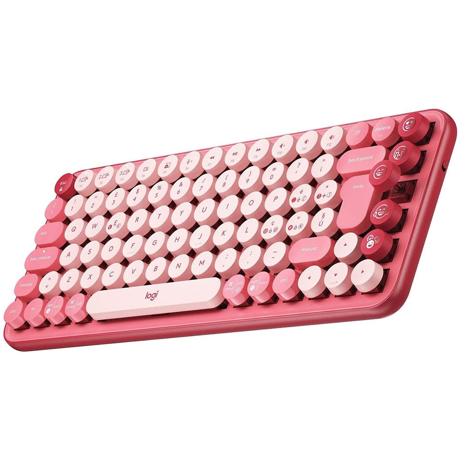 Immagine per Tastiera Logitech POP Keys Heartbreaker wireless  rosa da DIMOStore