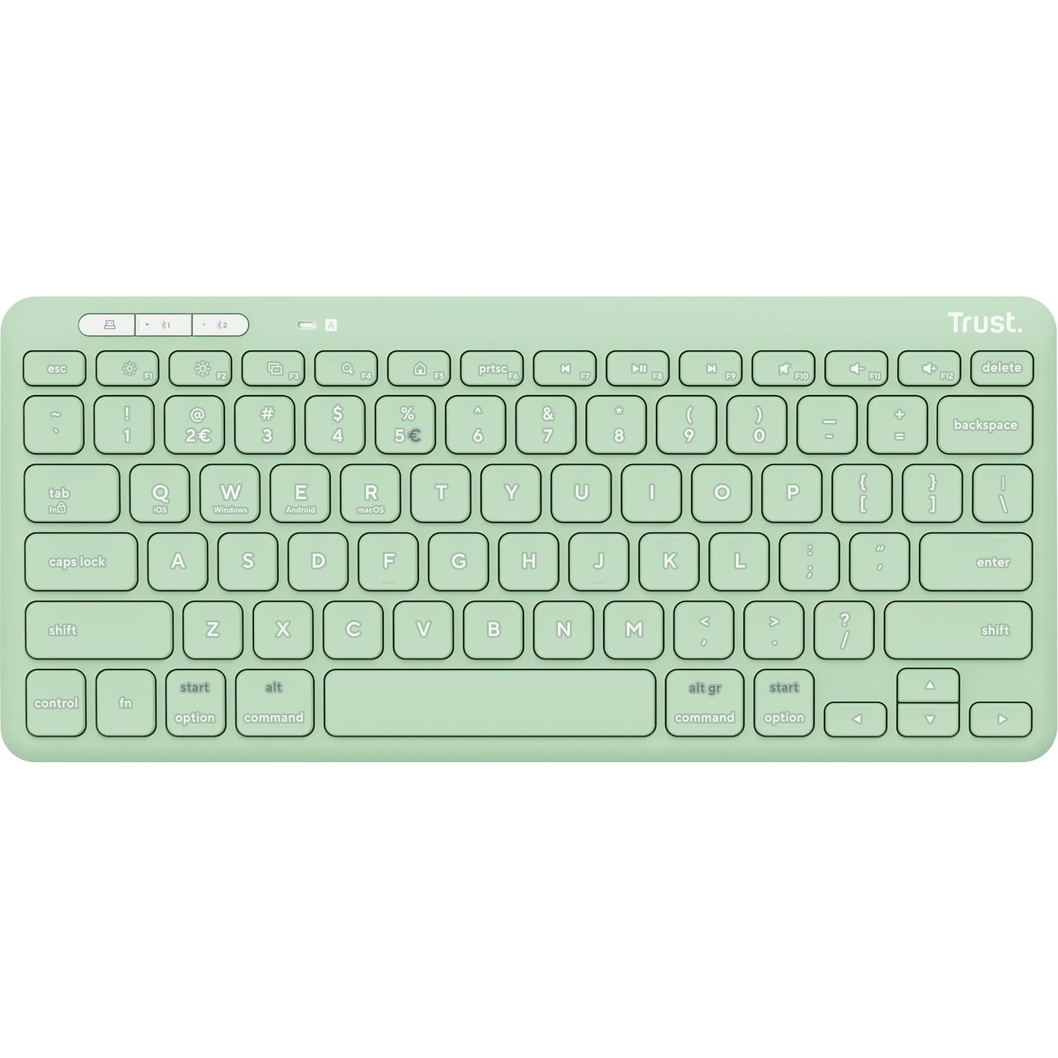Immagine per Tastiera Wireless Trust Lyra Compact verde da DIMOStore