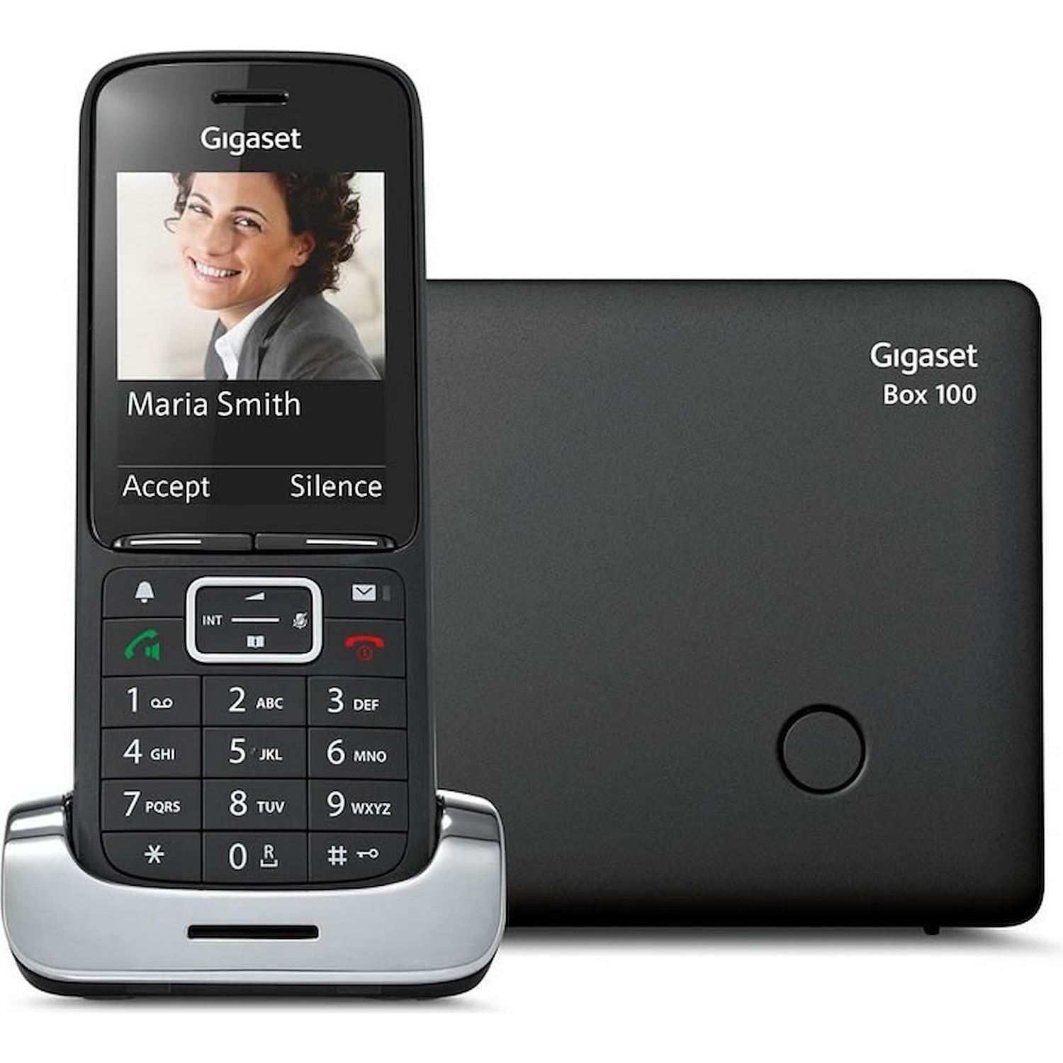 Telefono Cordless Gigaset Premium 300 IM black nero - DIMOStore