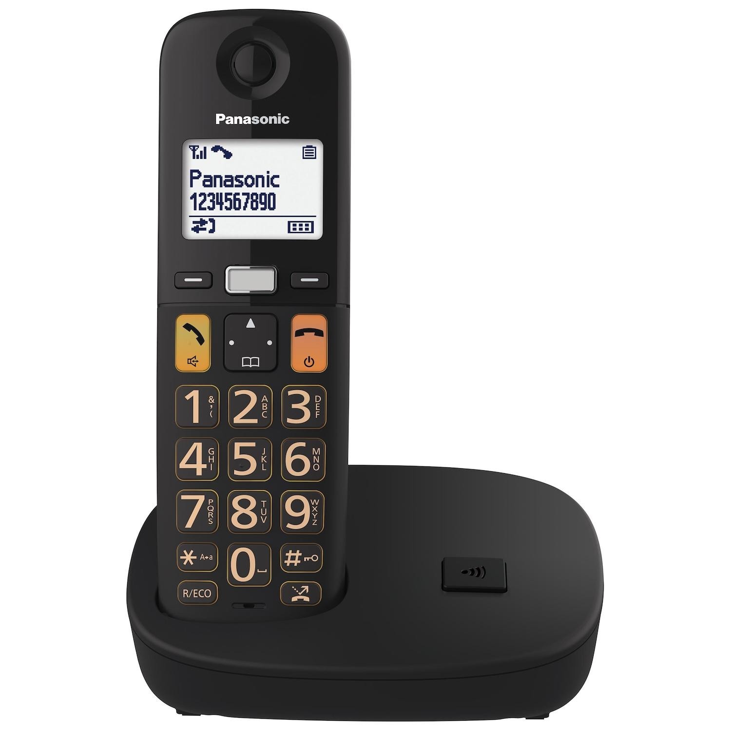 Immagine per Telefono Cordless Panasonic KX-TGU110EXB nero da DIMOStore