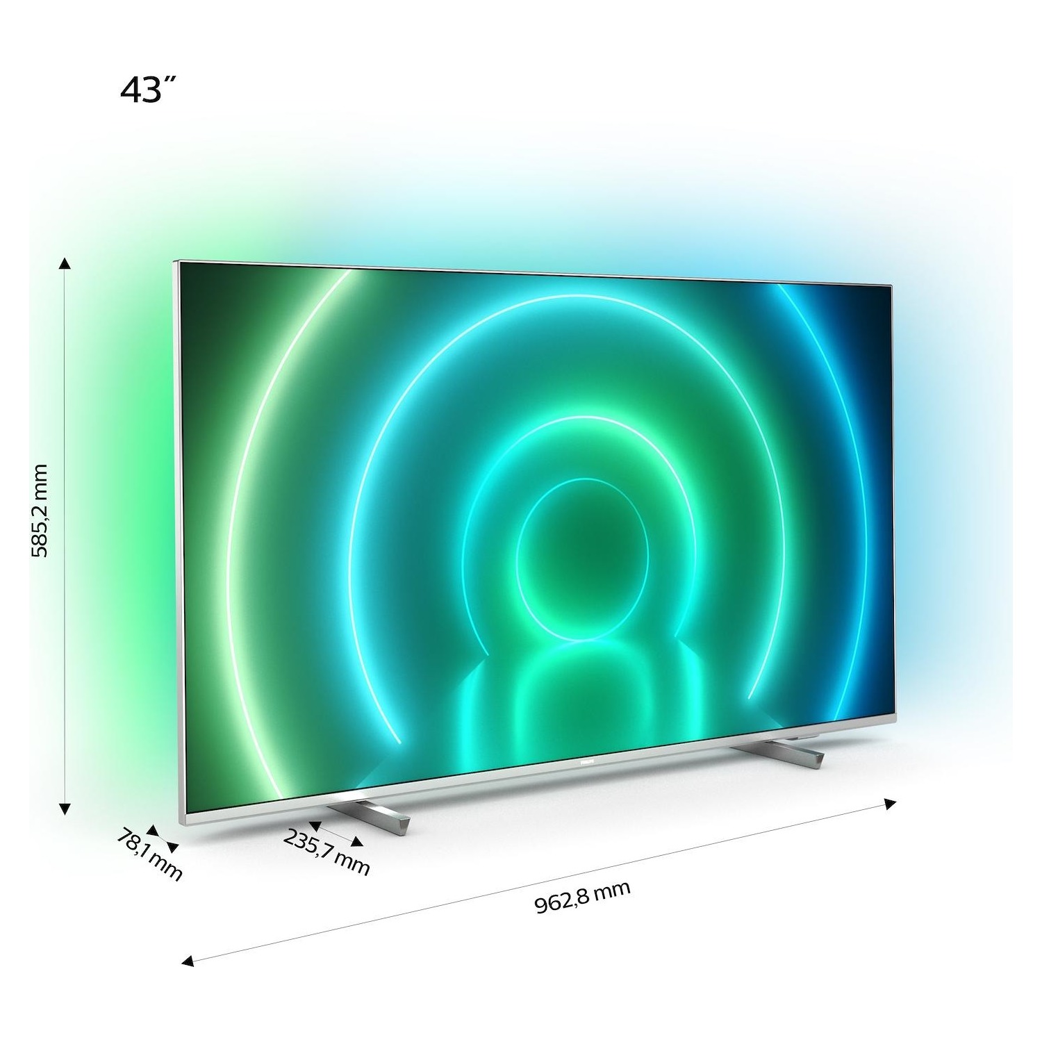 Immagine per TV LED 4K UHD Android Smart Philips 43PUS7956 da DIMOStore