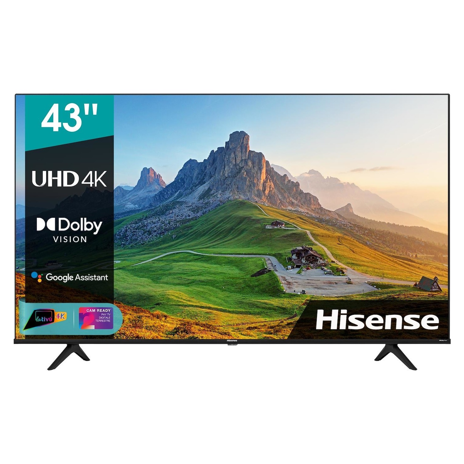 Immagine per TV LED Smart 4K UHD Hisense 43A6G da DIMOStore