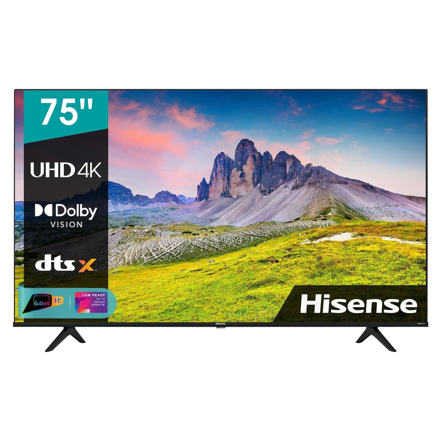 Immagine per TV LED Smart 4K UHD Hisense 75A6DG da DIMOStore