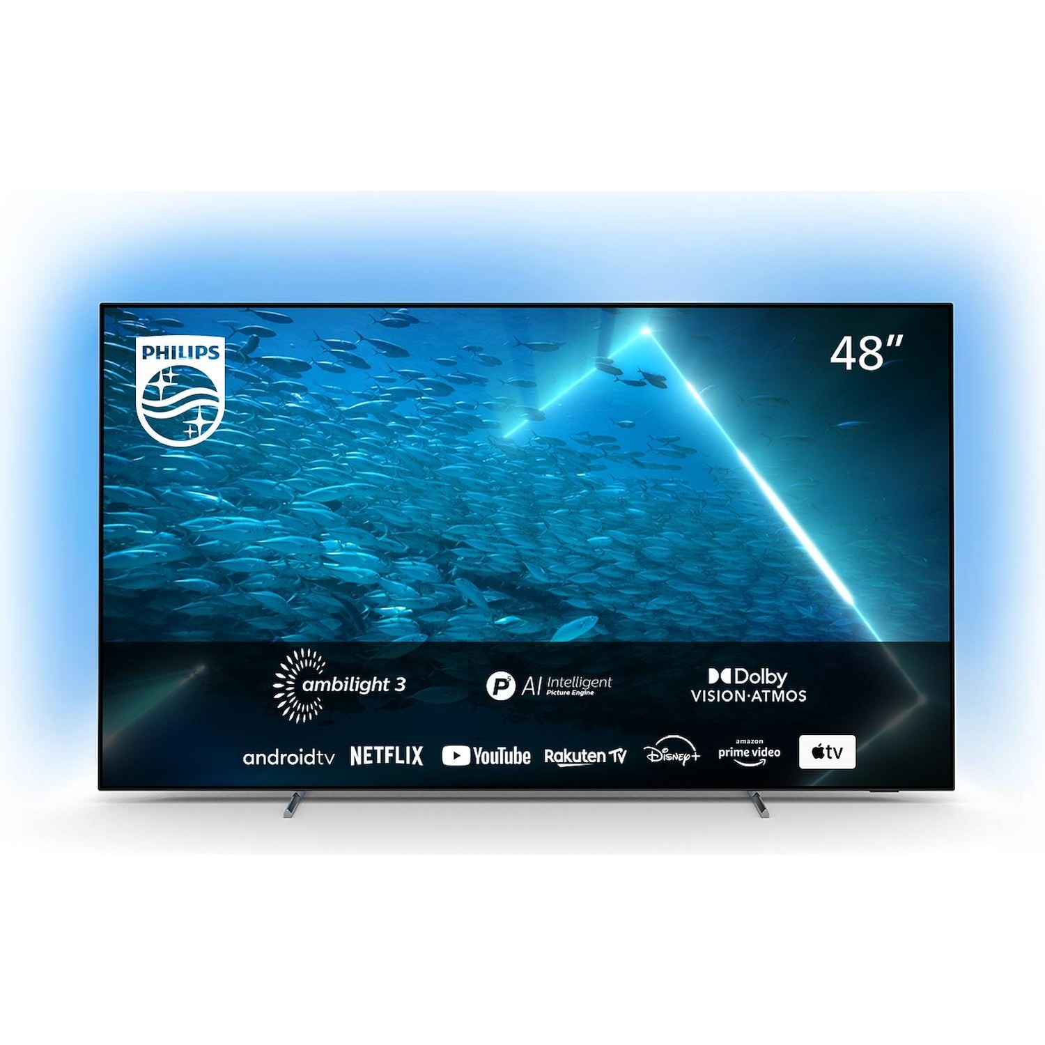 Immagine per TV OLED UHD 4K Smart Philips 48OLED707 Ambilight da DIMOStore