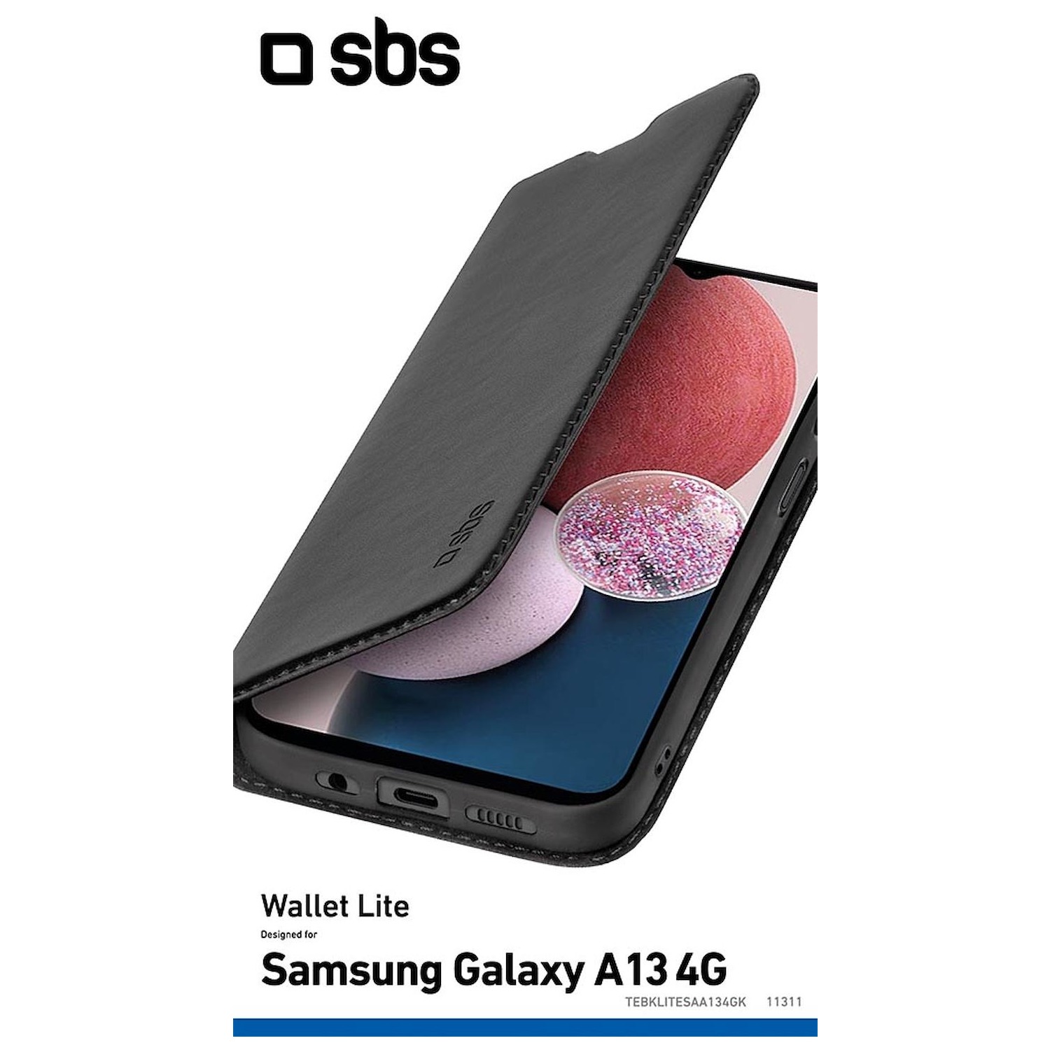 Immagine per Wallet lite SBS per Samsung A13 black nero da DIMOStore
