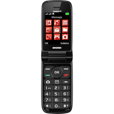 Telefono Cordless Brondi Bravo Star nero - DIMOStore