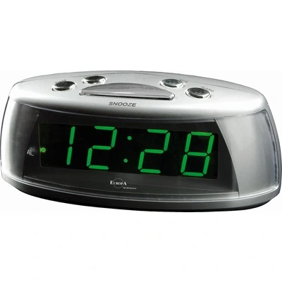 25*16*3cm grande orologio da parete digitale temperatura umidità data  regolazione automatica orologio da tavolo meteo 12/24H sveglia a LED
