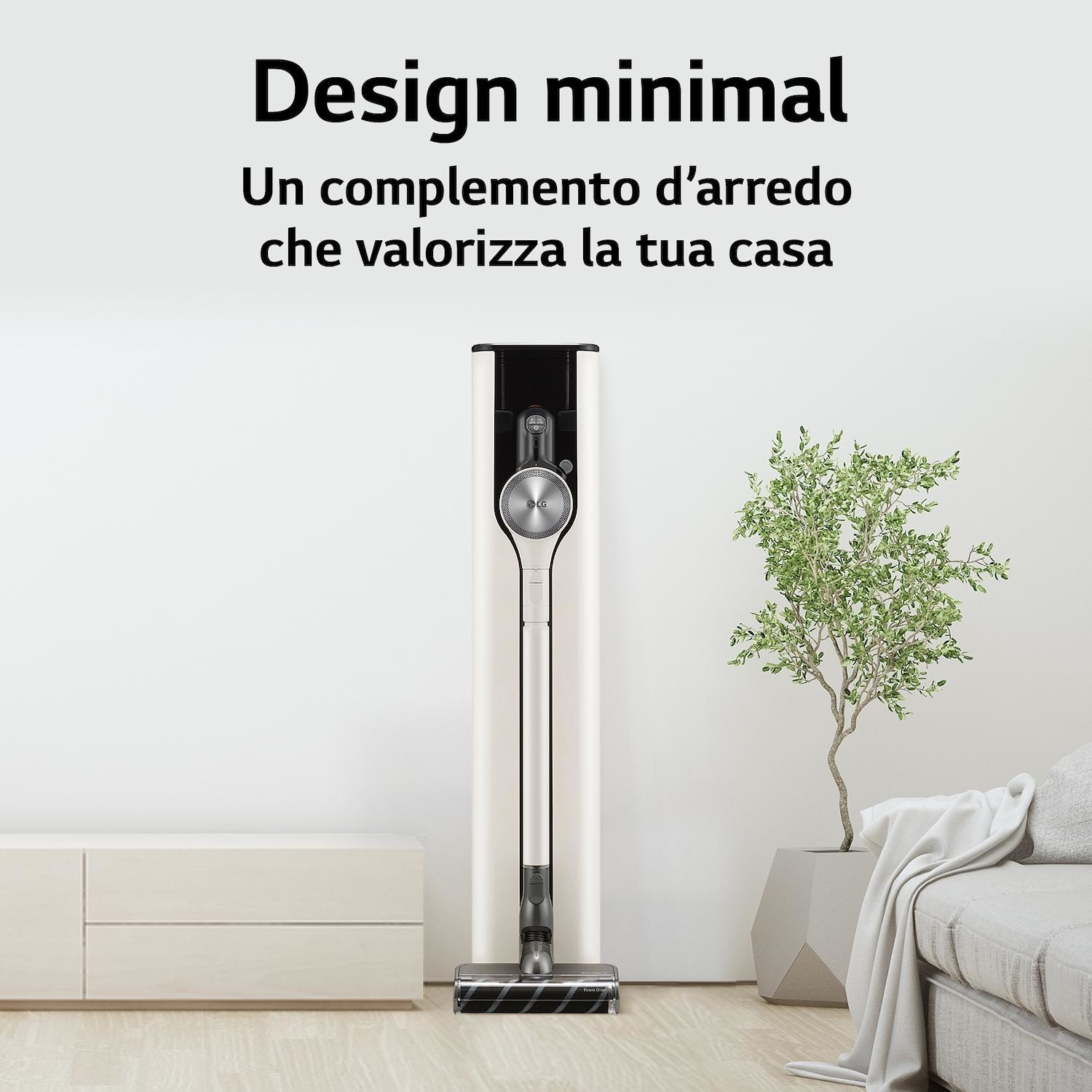 Aspirapolvere ricaricabile LG A9T-ULTRA1C CordZero All-in-One Tower bianco  - DIMOStore