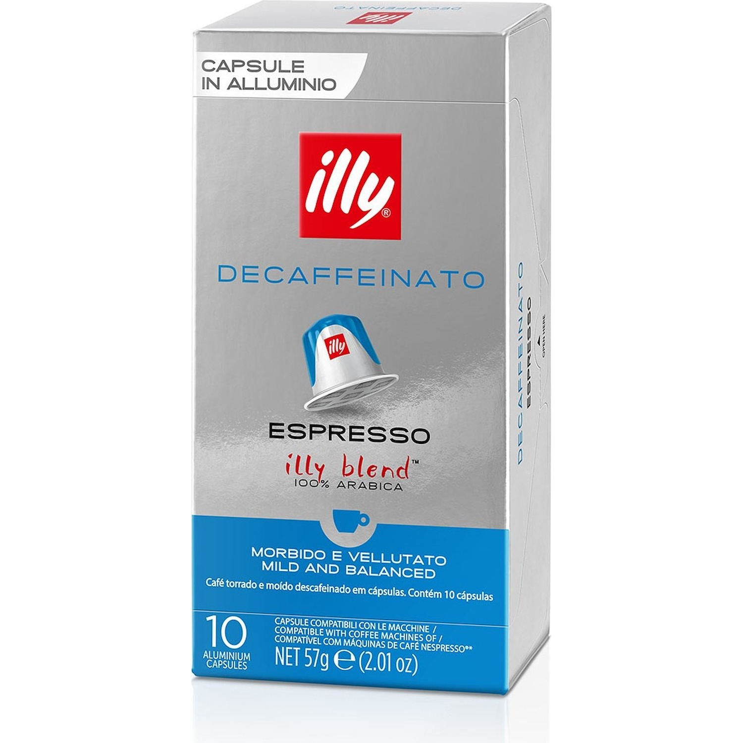 Capsule Caffè Illy Decaffeinato 10pz - Compatibil e Nespresso - DIMOStore