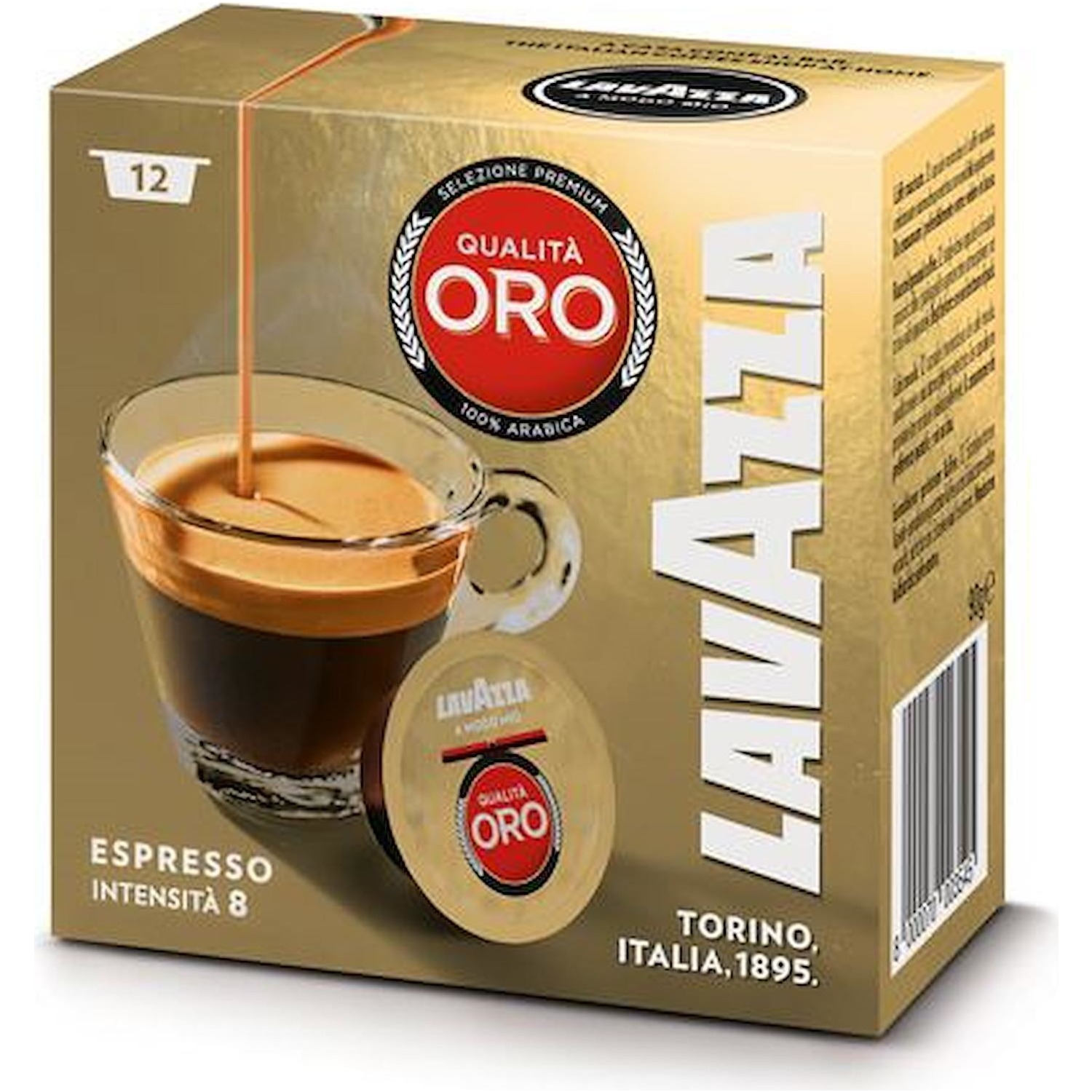 Capsule Caffe' Lavazza A Modo Mio Qualita' Oro 12 capsule - DIMOStore