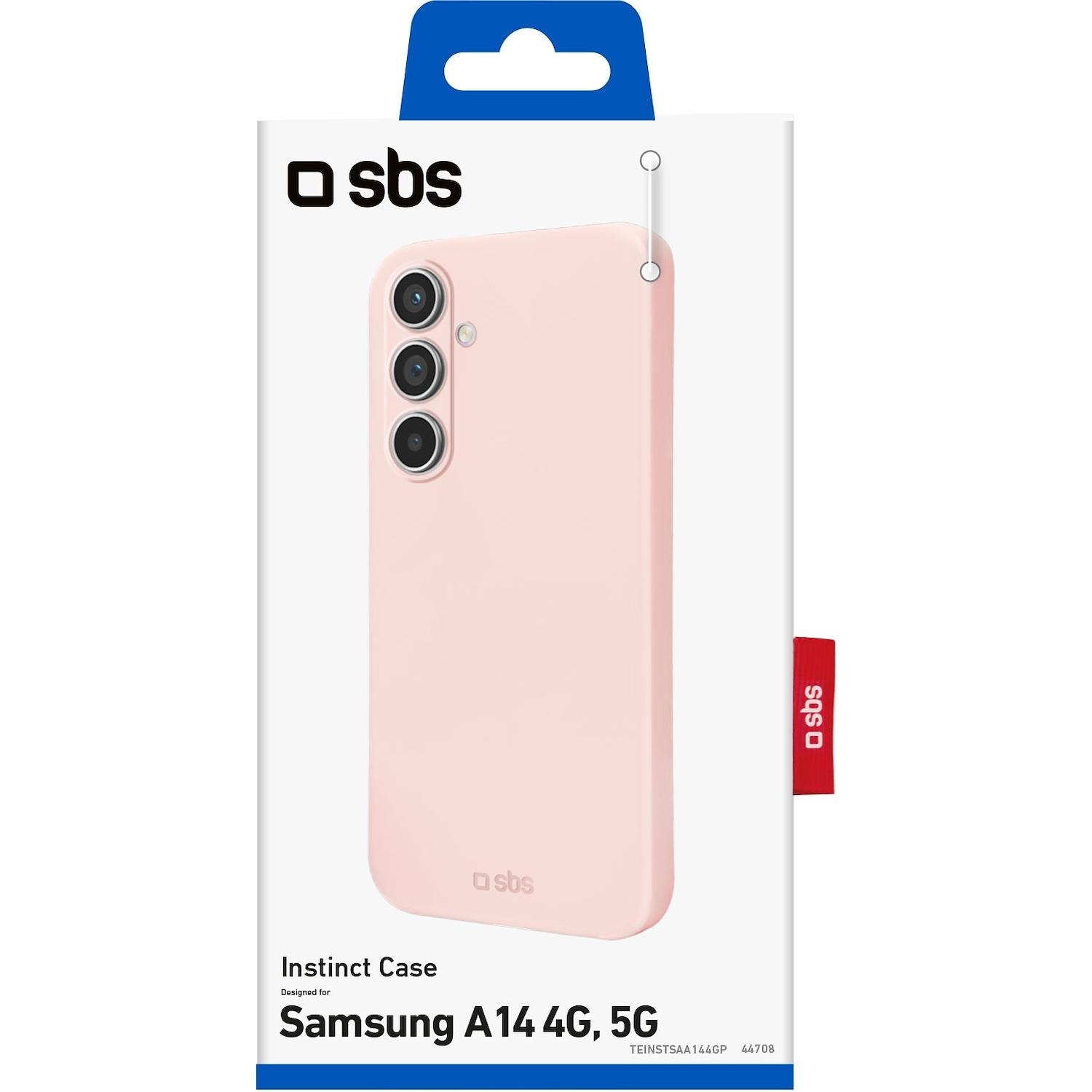 Cover instinct SBS per Samsung Galaxy A14 rosa - DIMOStore