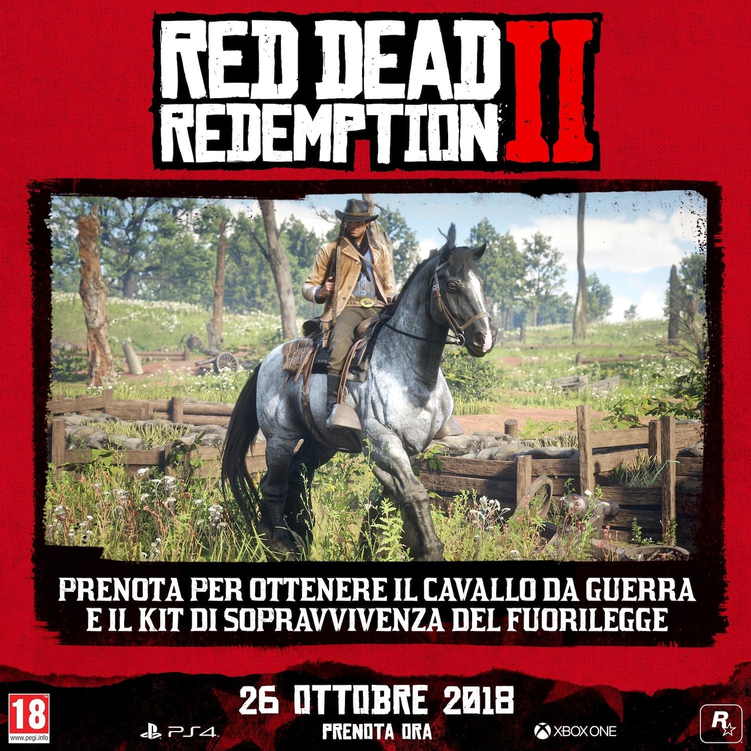 Gioco PS4 Red Dead Redemption 2 Dayone Edition - DIMOStore