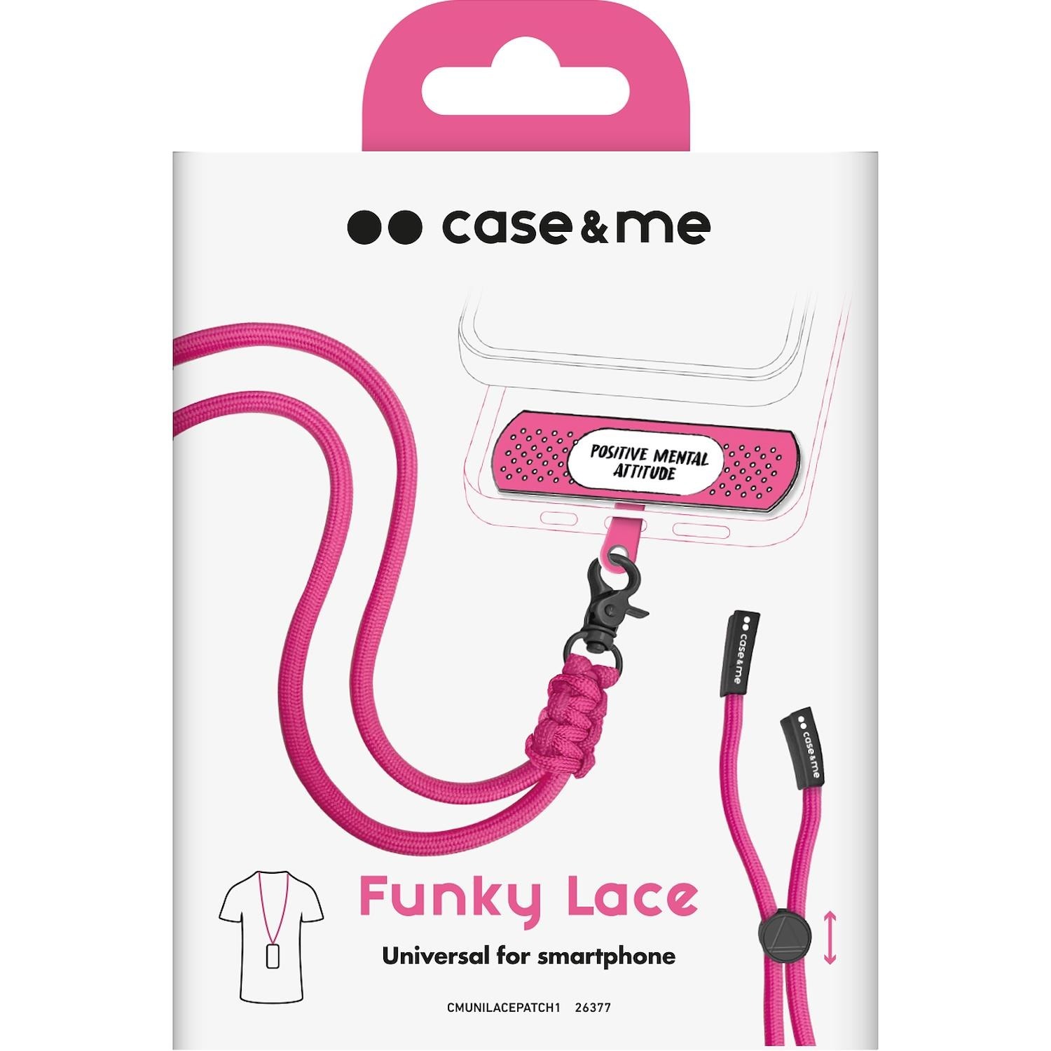 Laccetto per smartphone SBS a cerotto fucsia - DIMOStore