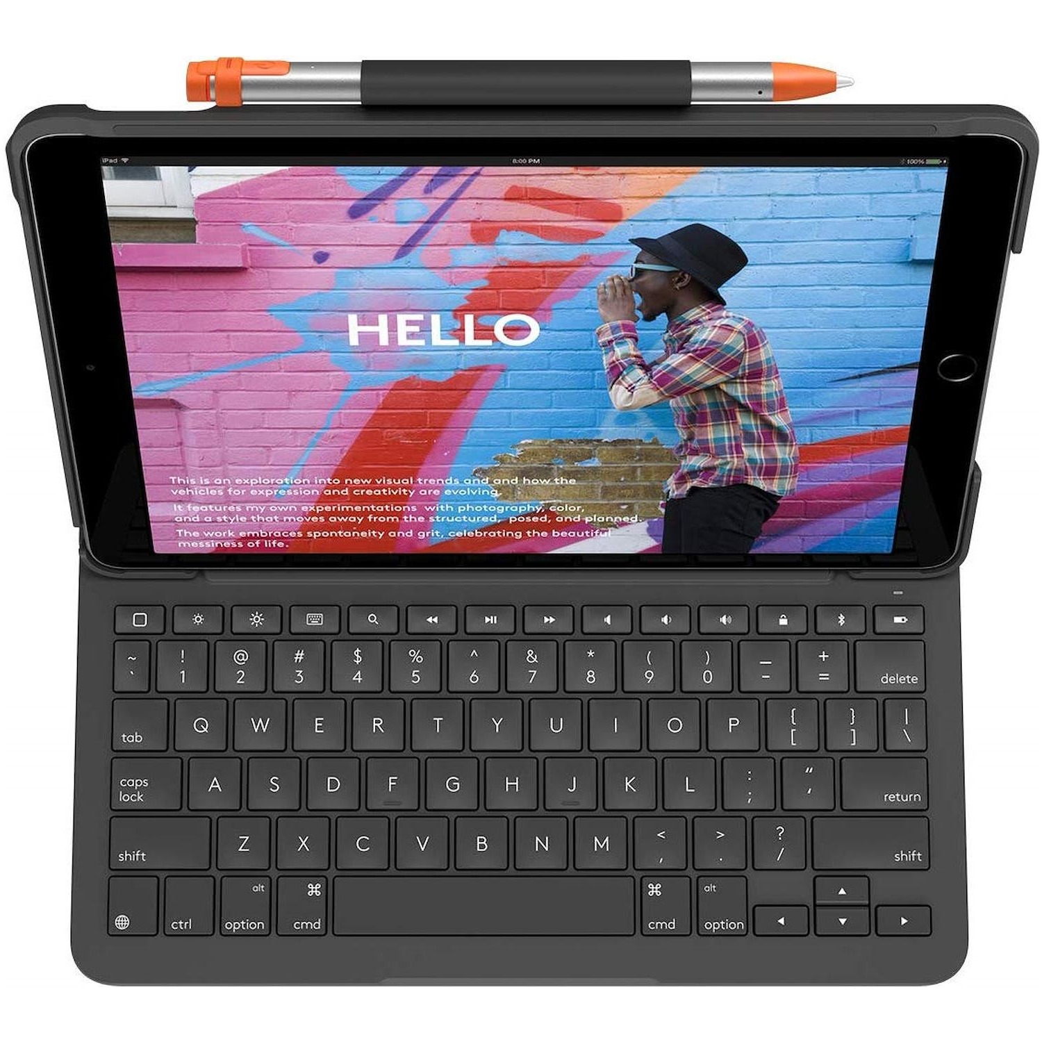 Tastiera Logitech portatile per tablet nero - DIMOStore