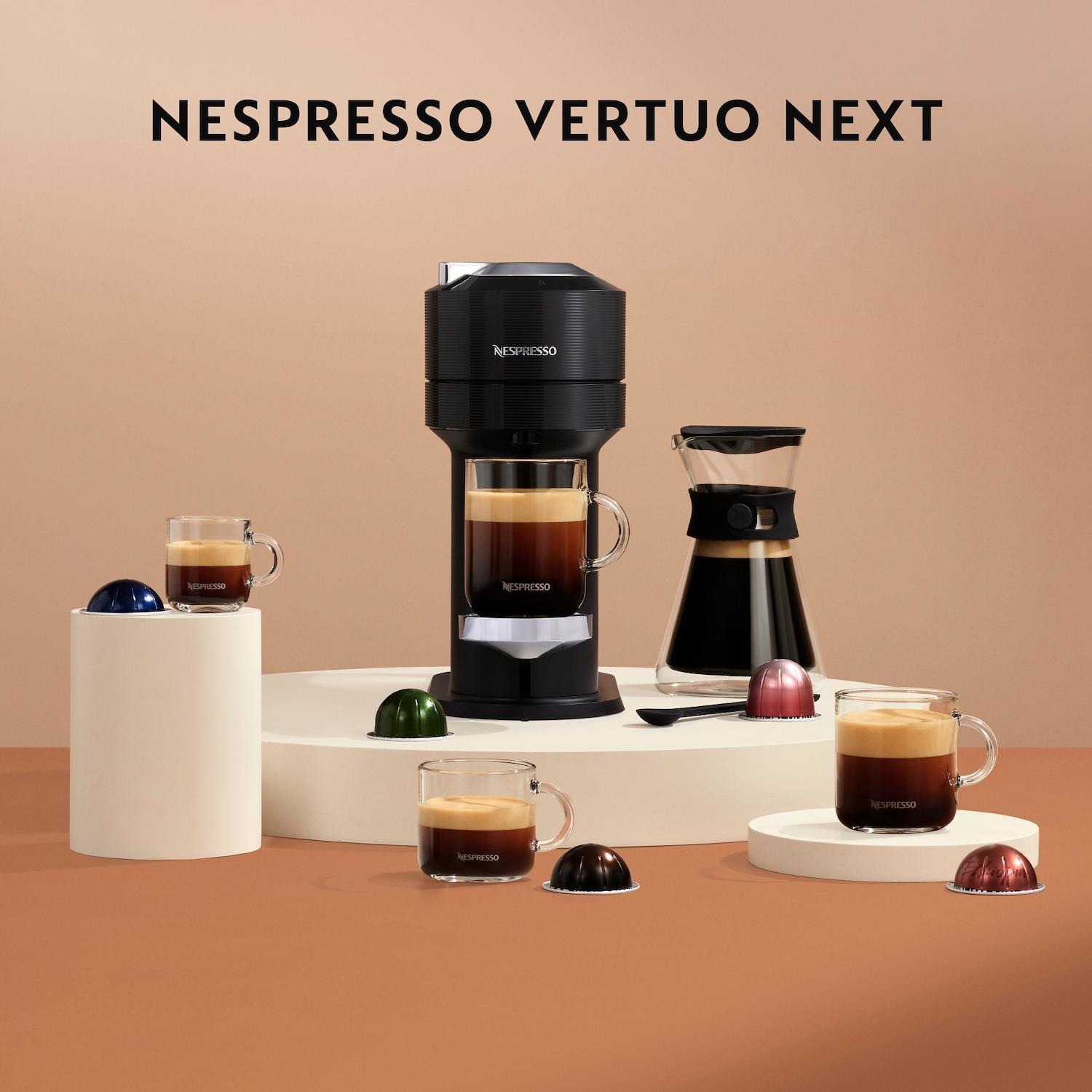 Macchina caffe' Nespresso Krups Vertuo Next XN910N black nero - DIMOStore