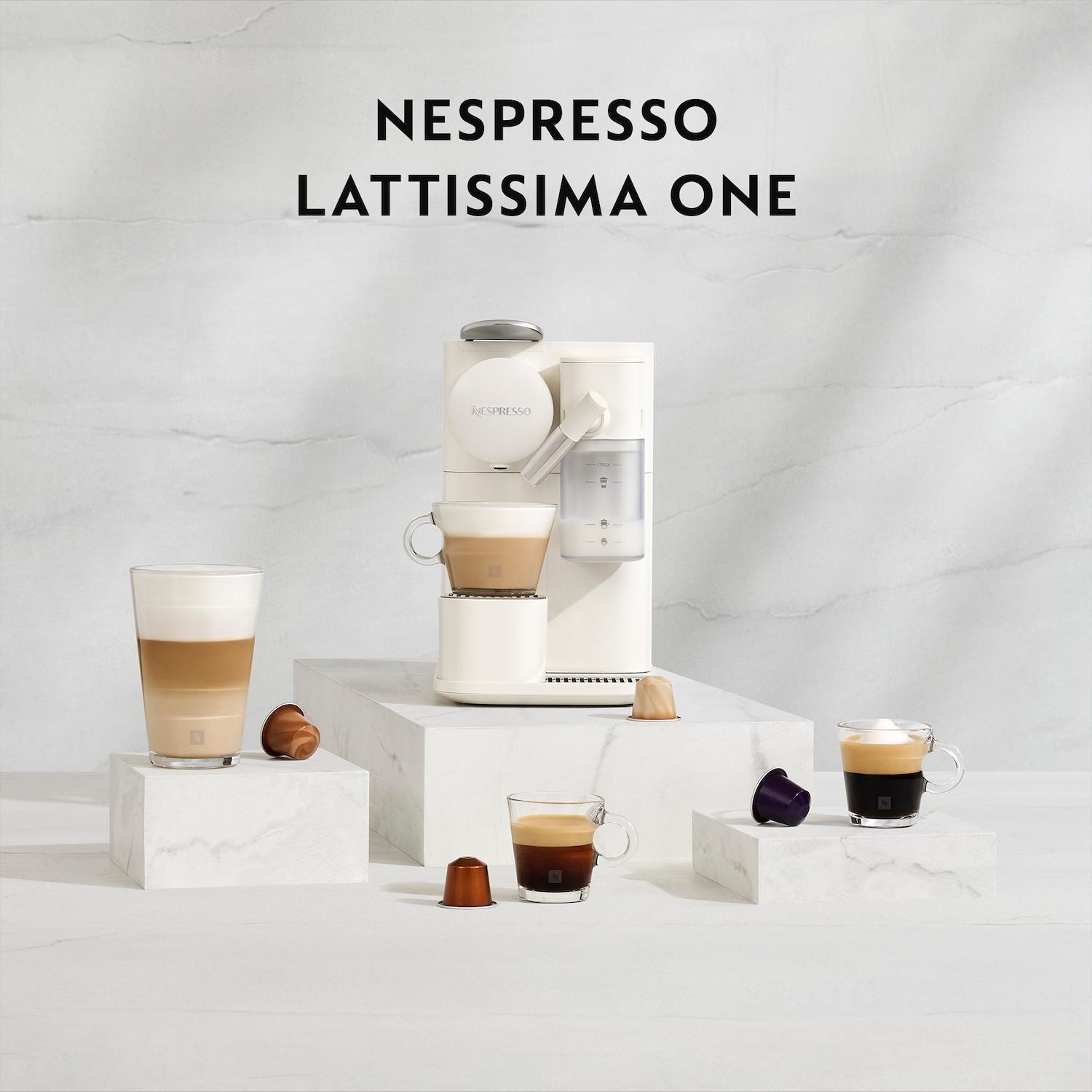 Macchina caffe' Nespresso LAttissima EN510 automatic cappuccino white  bianco - DIMOStore
