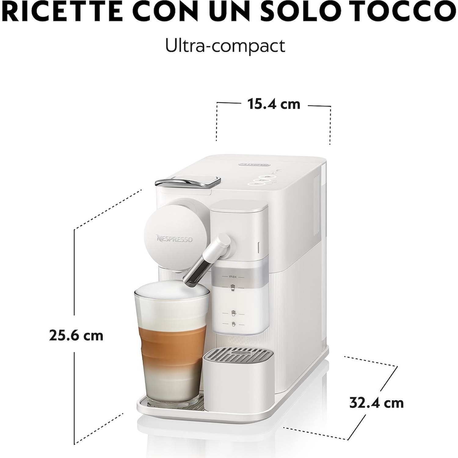 Macchina caffe' Nespresso LAttissima EN510 automatic cappuccino