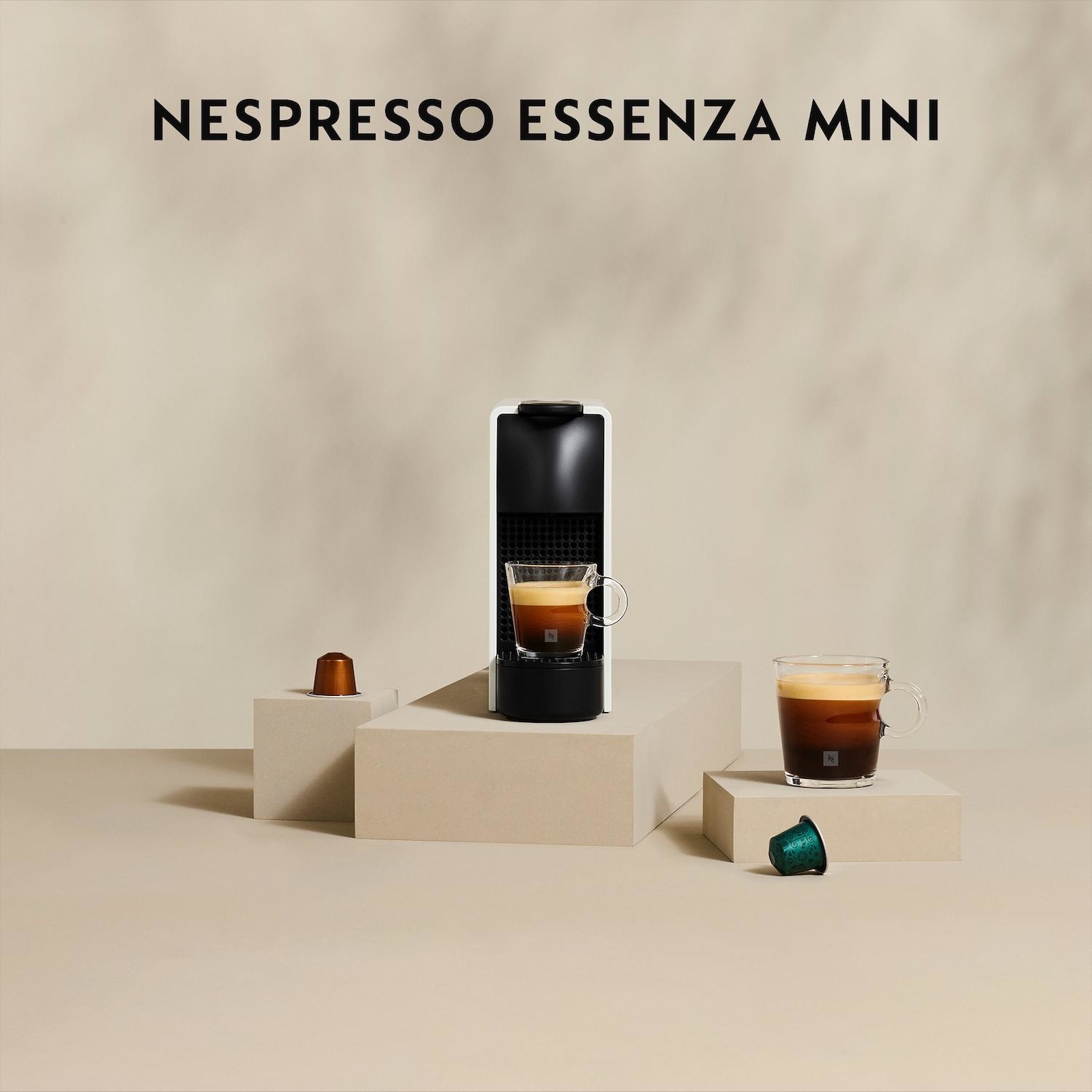 Macchina del caffè Nespresso Krups XN 110 BK Essenza mini grigia - DIMOStore