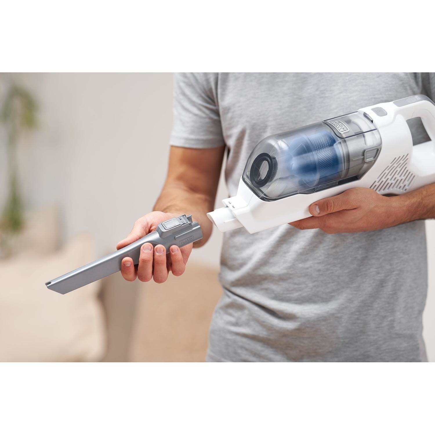 BLACK & DECKER - Scopa elettrica BHFEVA420J-BIANCO