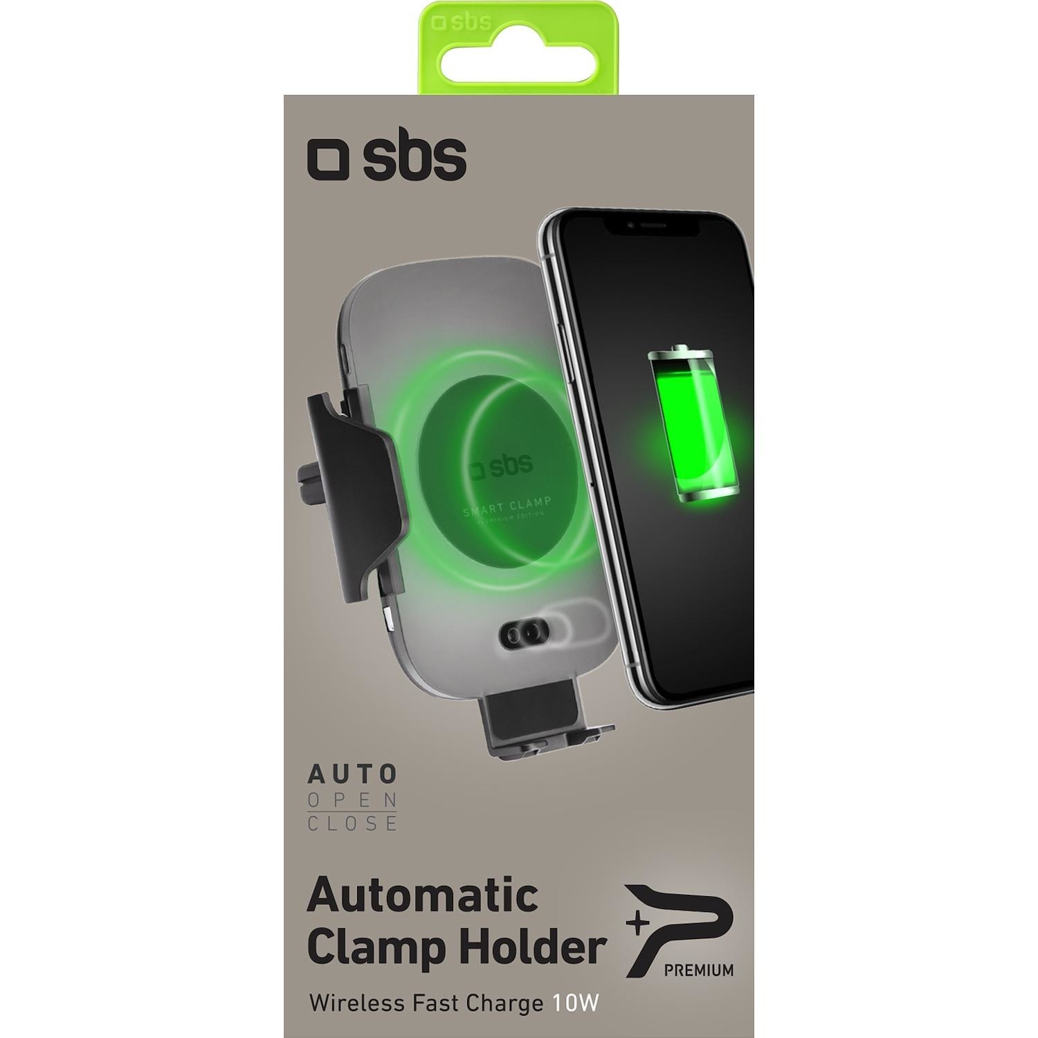 Supporto SBS per auto con ricarica wireless 10 W e chiusura automatica -  DIMOStore