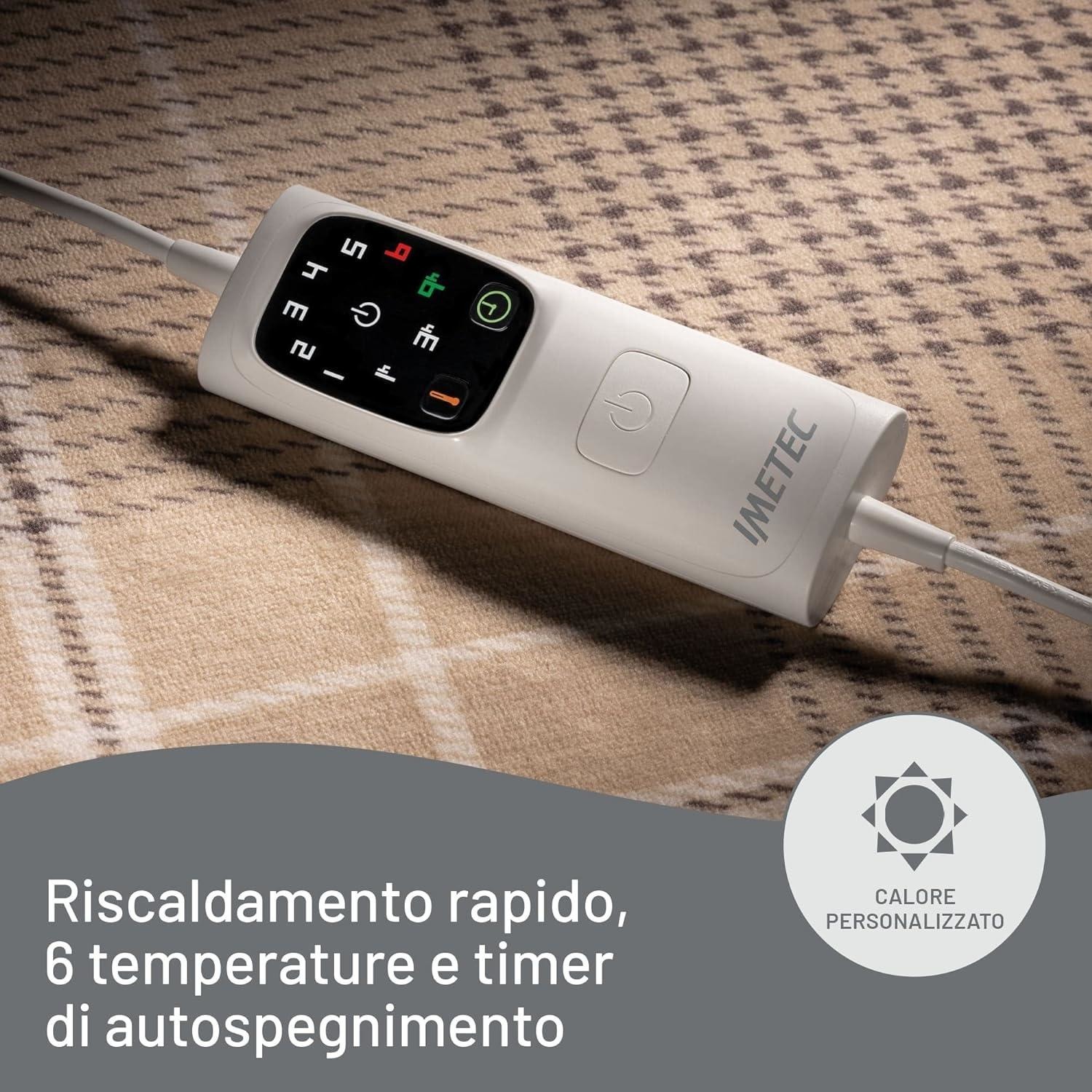 Coveri Scaldaletto Elettrico Termocoperta Elettrica 3 Temperature