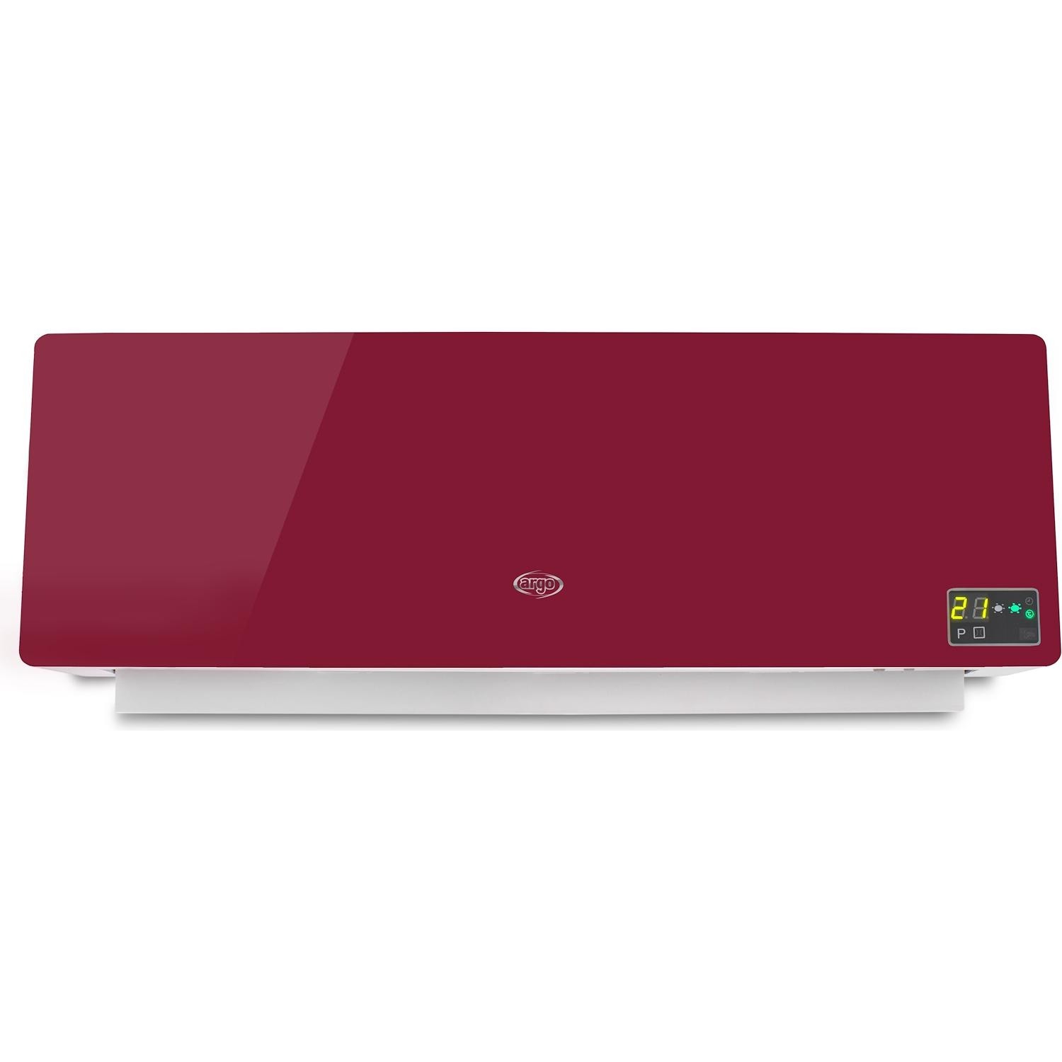 Termoventilatore parete Argo CHIC berry rosso - DIMOStore