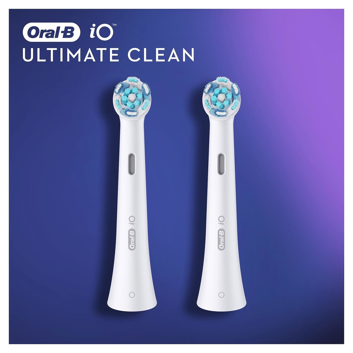 Testina di ricambio spazzolini ricaricabili Braun Oral-B serie IO 7,8,9  Ultimate Clean confezione 2p - DIMOStore