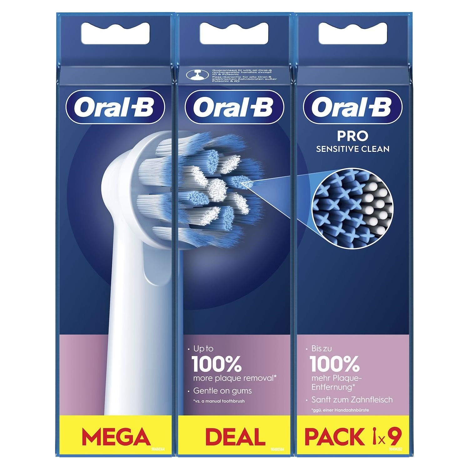 Testine di ricambio Braun Oral-B EB60 sensitive confezione 3+3+3 compatibili  per spazzolini elettric - DIMOStore