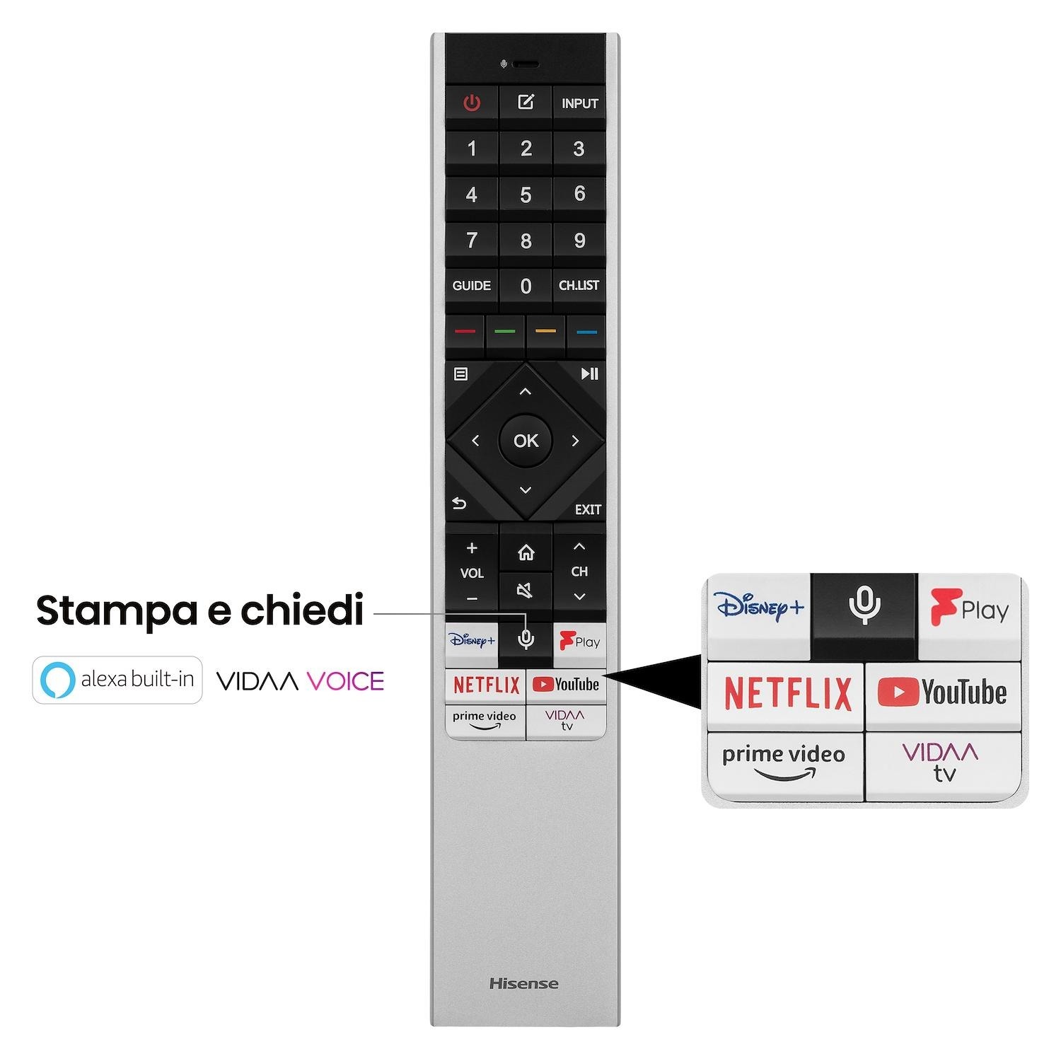 Telecomando OFA per TV Hisense - DIMOStore