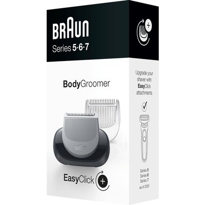 Accessorio rasatura rifinitore corpo +2 pettini Braun Body Groomer per rasoio elettrico Braun serie 5/6/7 new