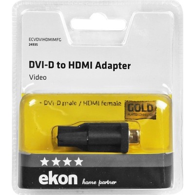 Adattatore DVI-D maschio a HDMI femmina Ekon