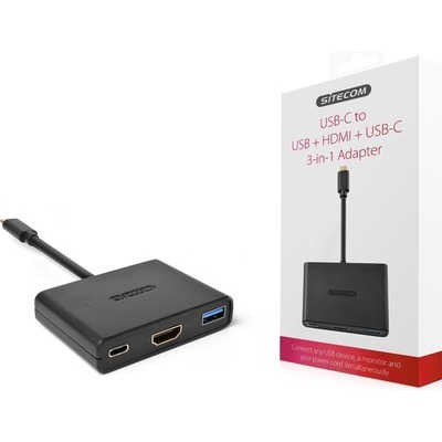 Adattatore Sitecom da USB-C a USB HDMI con USB-C 3in1