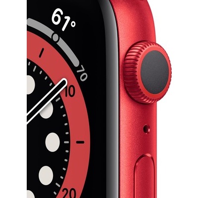 Apple Watch Serie 6 GPS Cassa in Alluminio 44mm rossa con Cinturino Sport rosso
