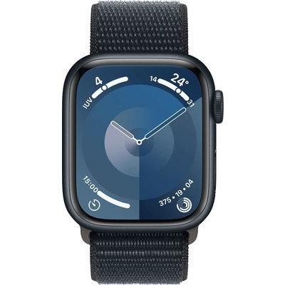 Apple Watch Serie 9 GPS 41mm Alluminio Midnight con cinturino Sport Loop midnight