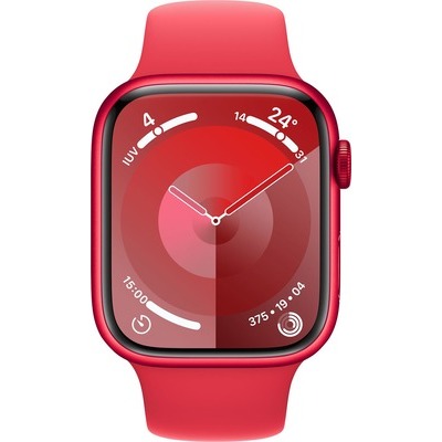 Apple Watch Serie 9 GPS 45mm Alluminio (PRODUCT)RED con cinturino Sport Band (PRODUCT)RED - S/M