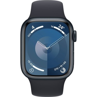 Apple Watch Series 9 GPS + Cellular 41mm Midnight Alluminio con cinturino Sport Band midnight - S/M