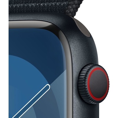 Apple Watch Series 9 GPS + Cellular 45mm Midnight Alluminio con cinturino Sport Loop Midnight