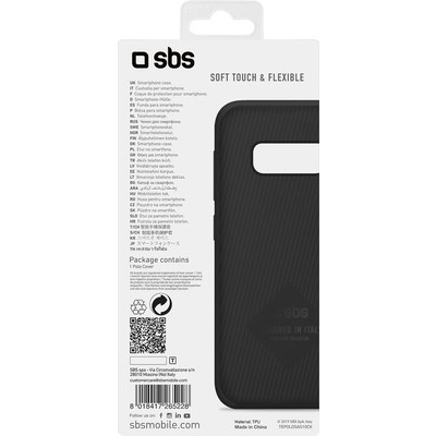 AT6SBS265228 per Samsung Galaxy S10E black nera