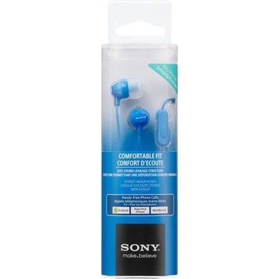 Auricolari con microfono Sony EX15APL azzurri