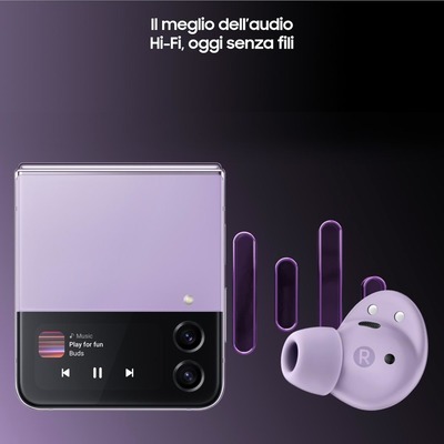 Auricolari Samsung Galaxy Buds 2 Pro purple viola bluetooth