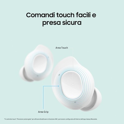 Auricolari Samsung Galaxy Buds FE bianco bluetooth