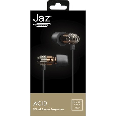 Auricolari SBS con filo in metallo e cuscinetti memory jack 3,5 mm linea Jazz colore blacK nero